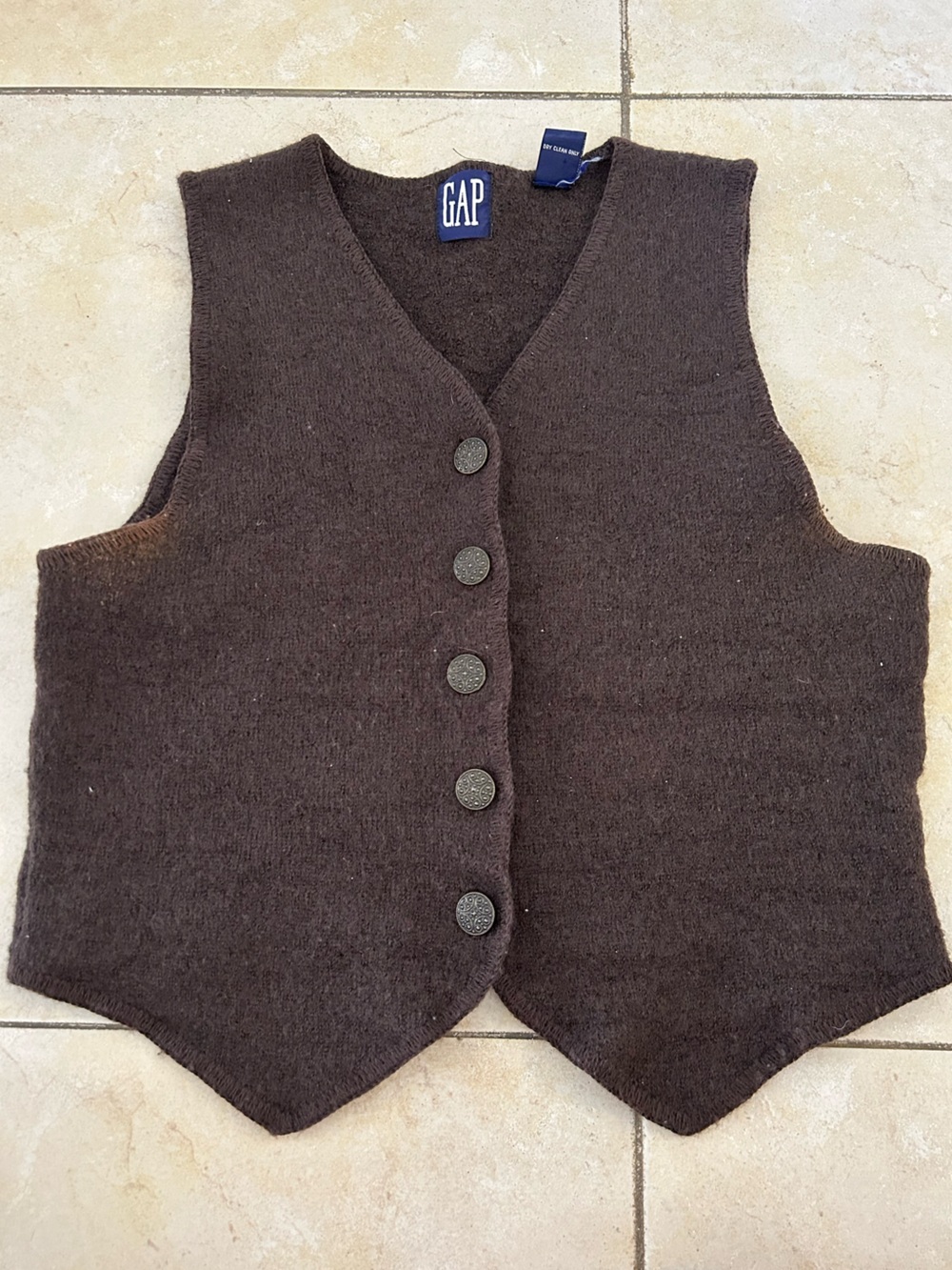 GAP Chocolate Brown Knit Sweater Top